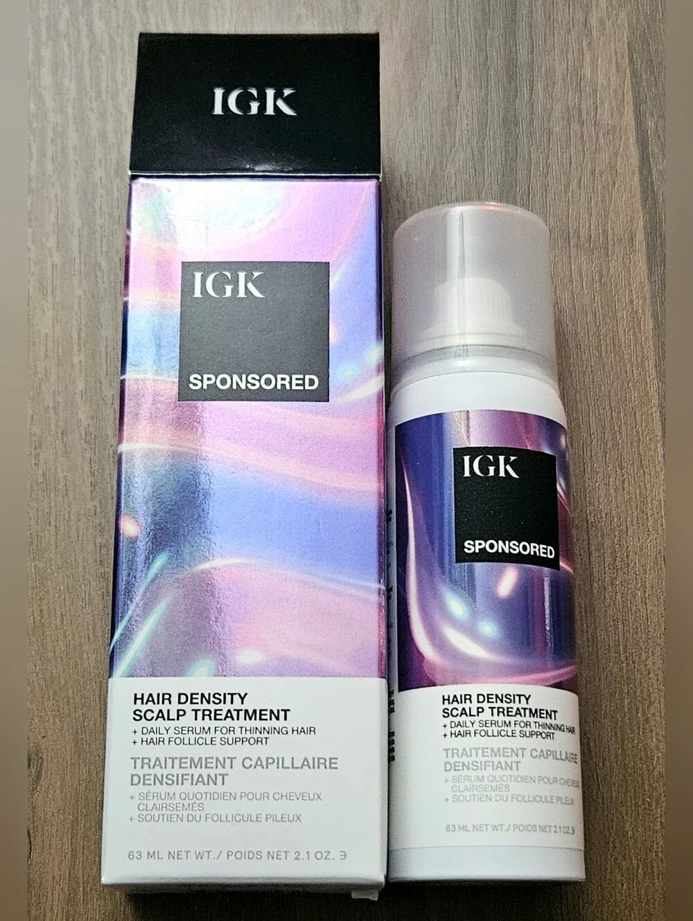 IGK Sponsored Hair Density Serum NEW MSRP $45 2.1oz Hair Growth & Thickness